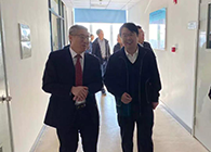 浦东新区管小军副区长一行来yl23455永利考察指导事情