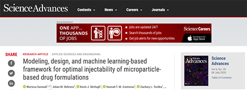 克日麻省理工大学的研究职员开发出一种盘算模子，，，，，，可以资助改善注射类微粒制剂的可注射性并避免梗塞。。。。。。