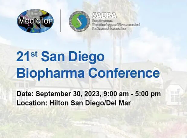 9月30日，，，，，yl23455永利陈春麟博士将出席第21届圣地亚哥生物制药大会