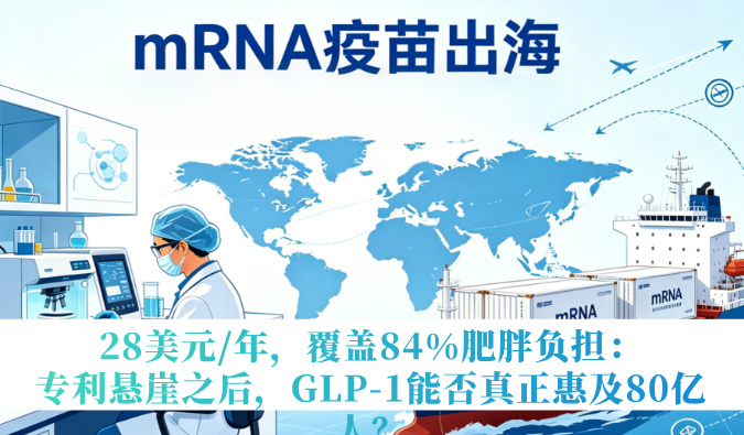 28美元/年，，笼罩84%肥胖肩负：专利悬崖之后，，GLP-1能否真正惠及80亿人？？？？？？